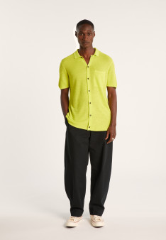 Chemise manches courtes en lin flammé - Icarus