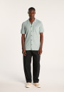 Chemise manches courtes en lin flammé - Icarus