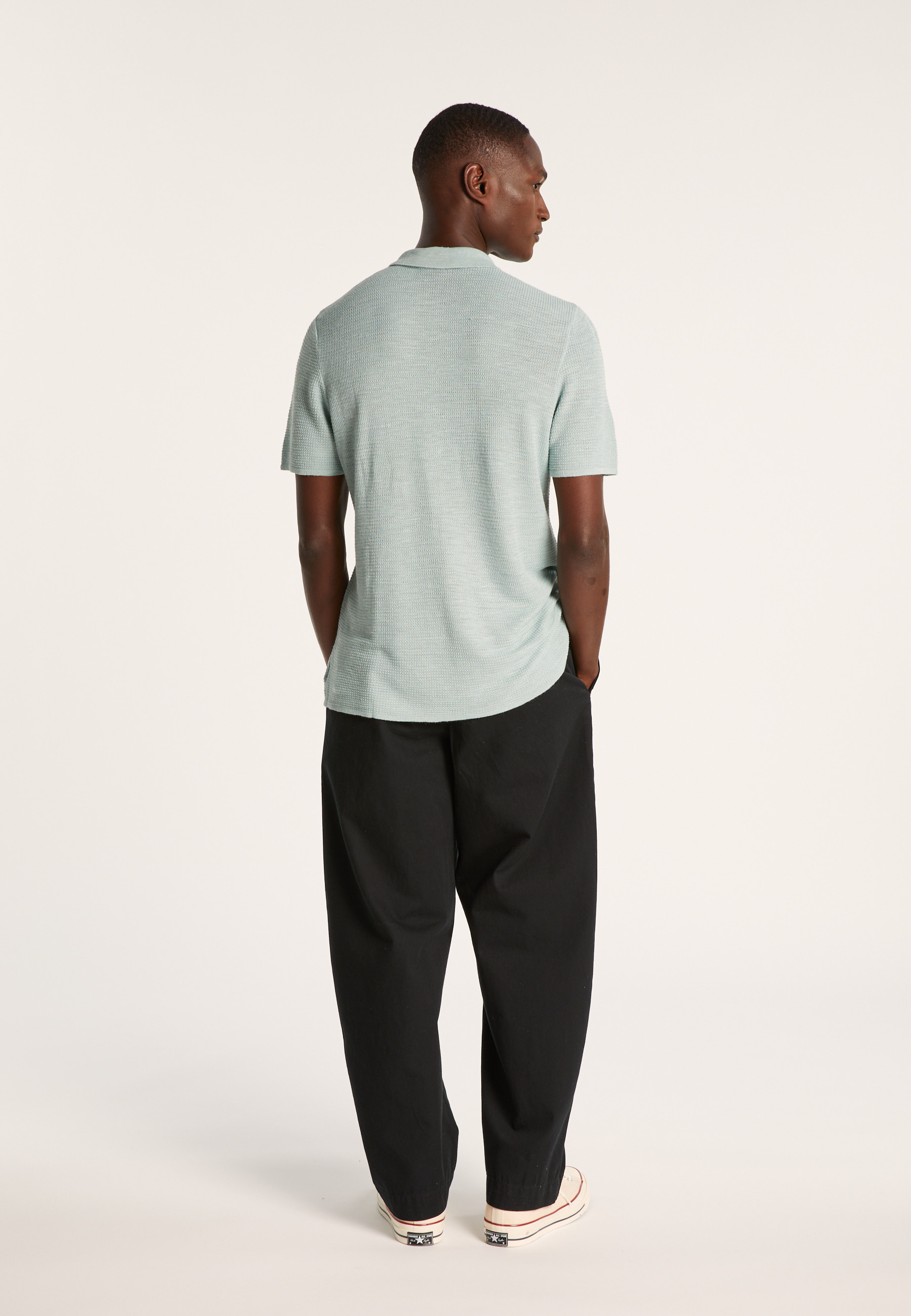 Chemise manches courtes en lin flammé - Icarus