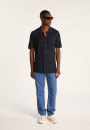 Chemise manches courtes en lin flammé - Icarus
