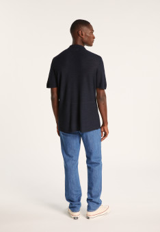 Chemise manches courtes en lin flammé - Icarus