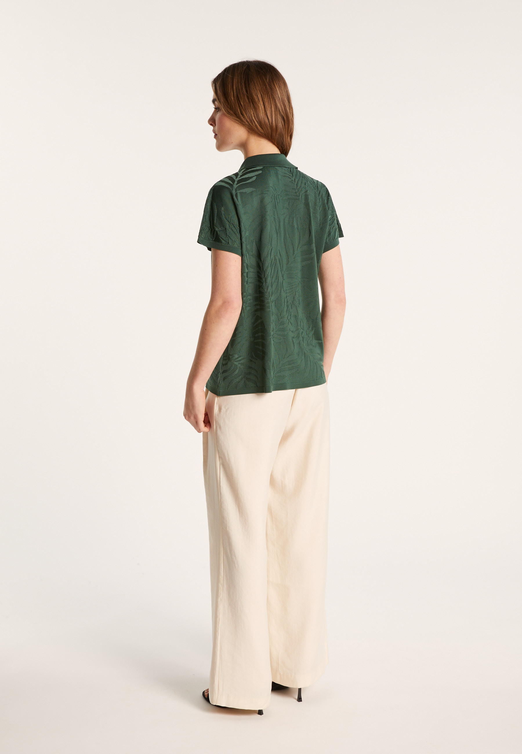 Chemise à motifs en Fil Lumière - Léontine