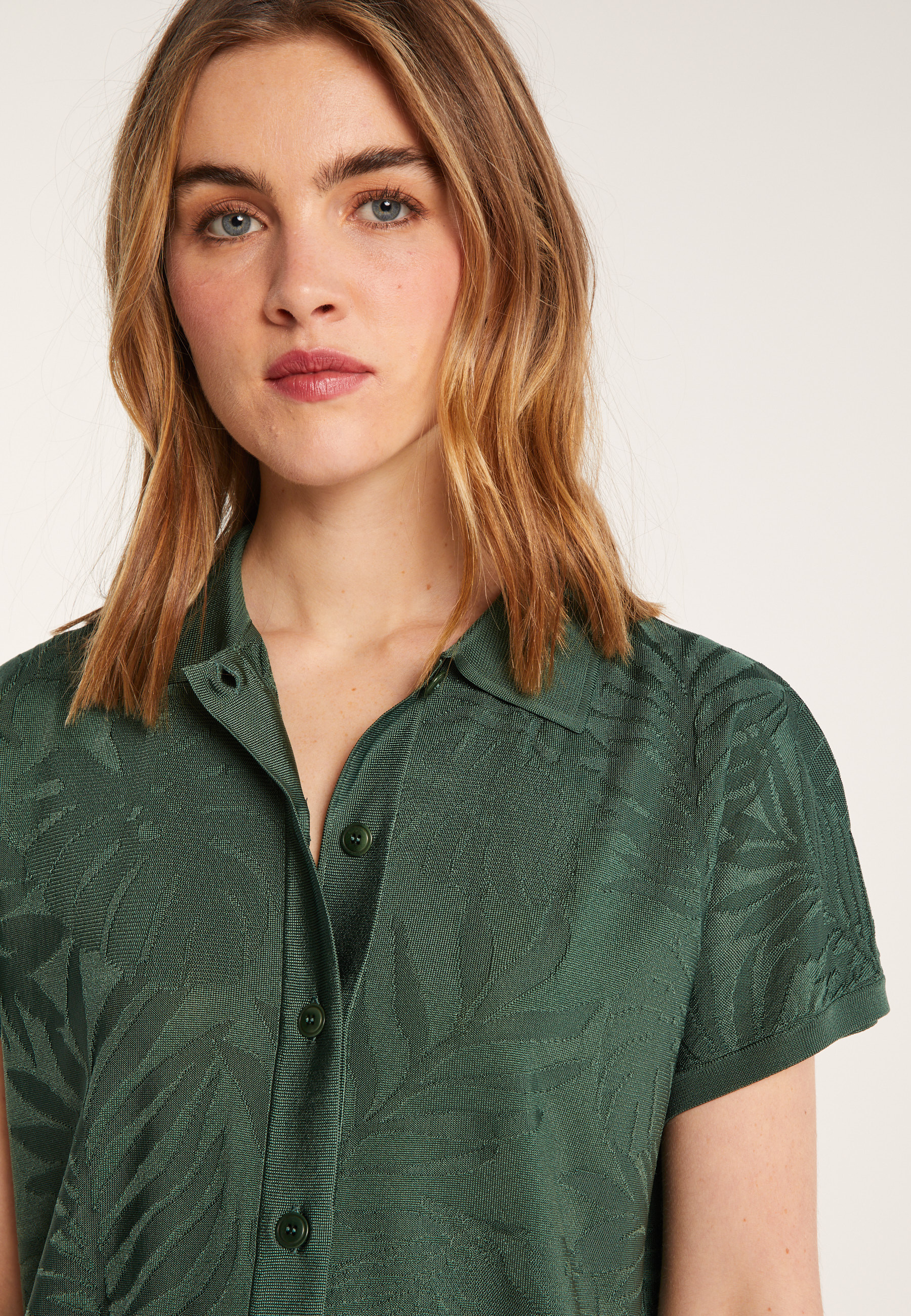 Chemise à motifs en Fil Lumière - Léontine