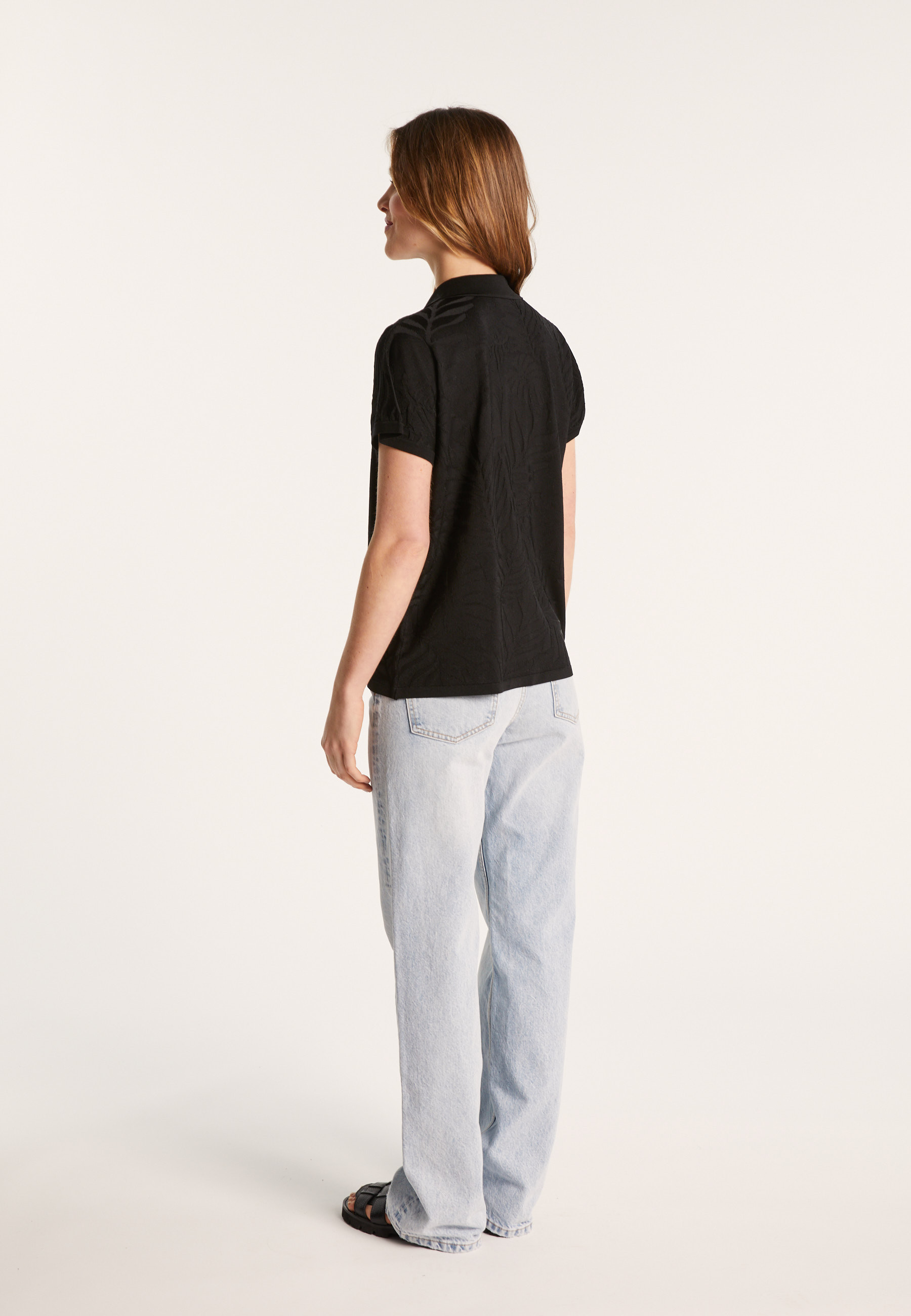 Chemise à motifs en Fil Lumière - Léontine