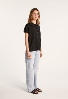 Chemise à motifs en Fil Lumière - Léontine