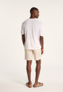 T-shirt en lin flammé - Isao