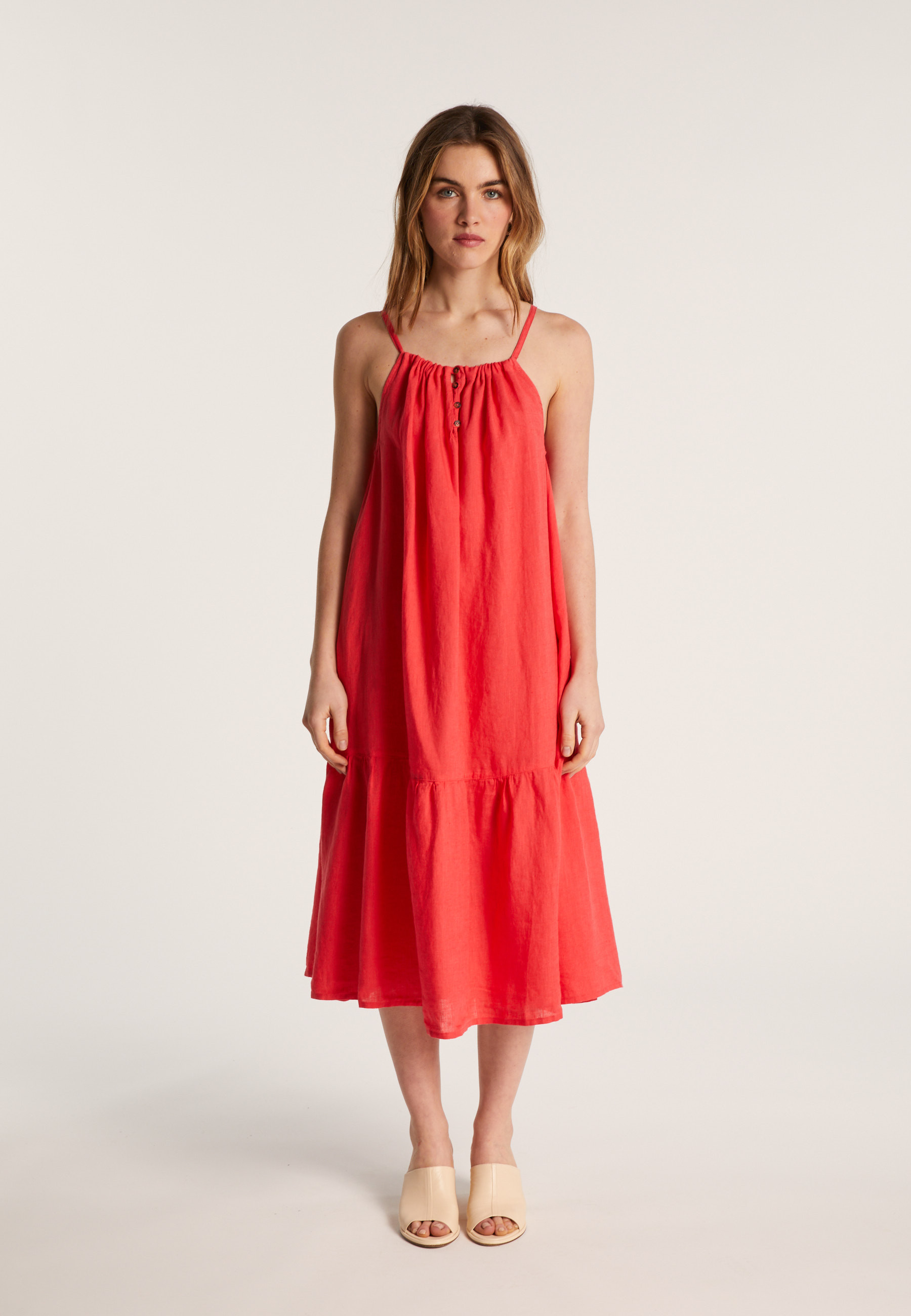 Robe en lin sans manches - Deborah