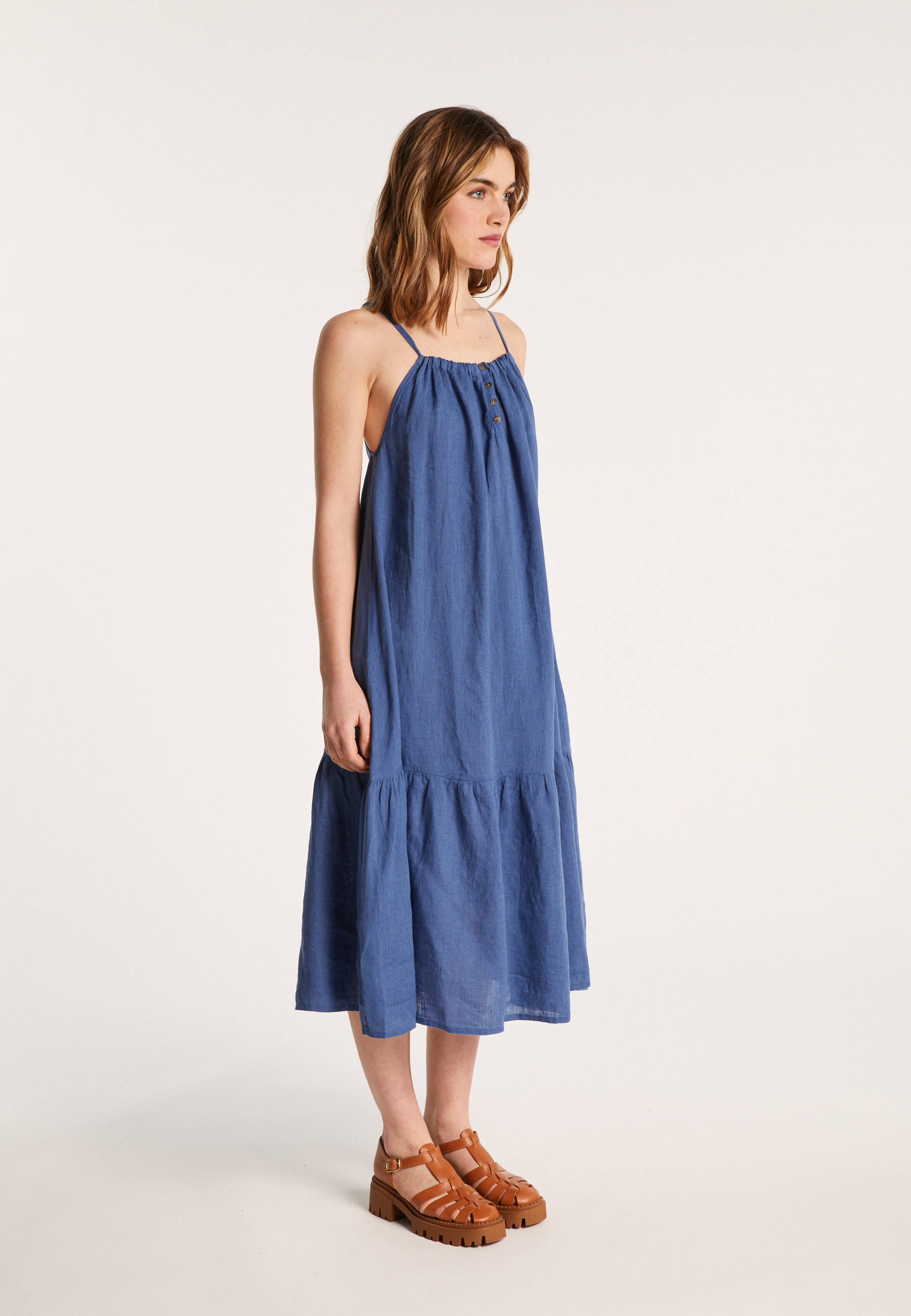 Robe en lin sans manches - Deborah