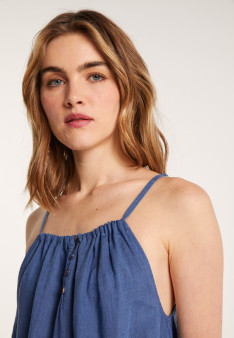 Robe en lin sans manches - Deborah