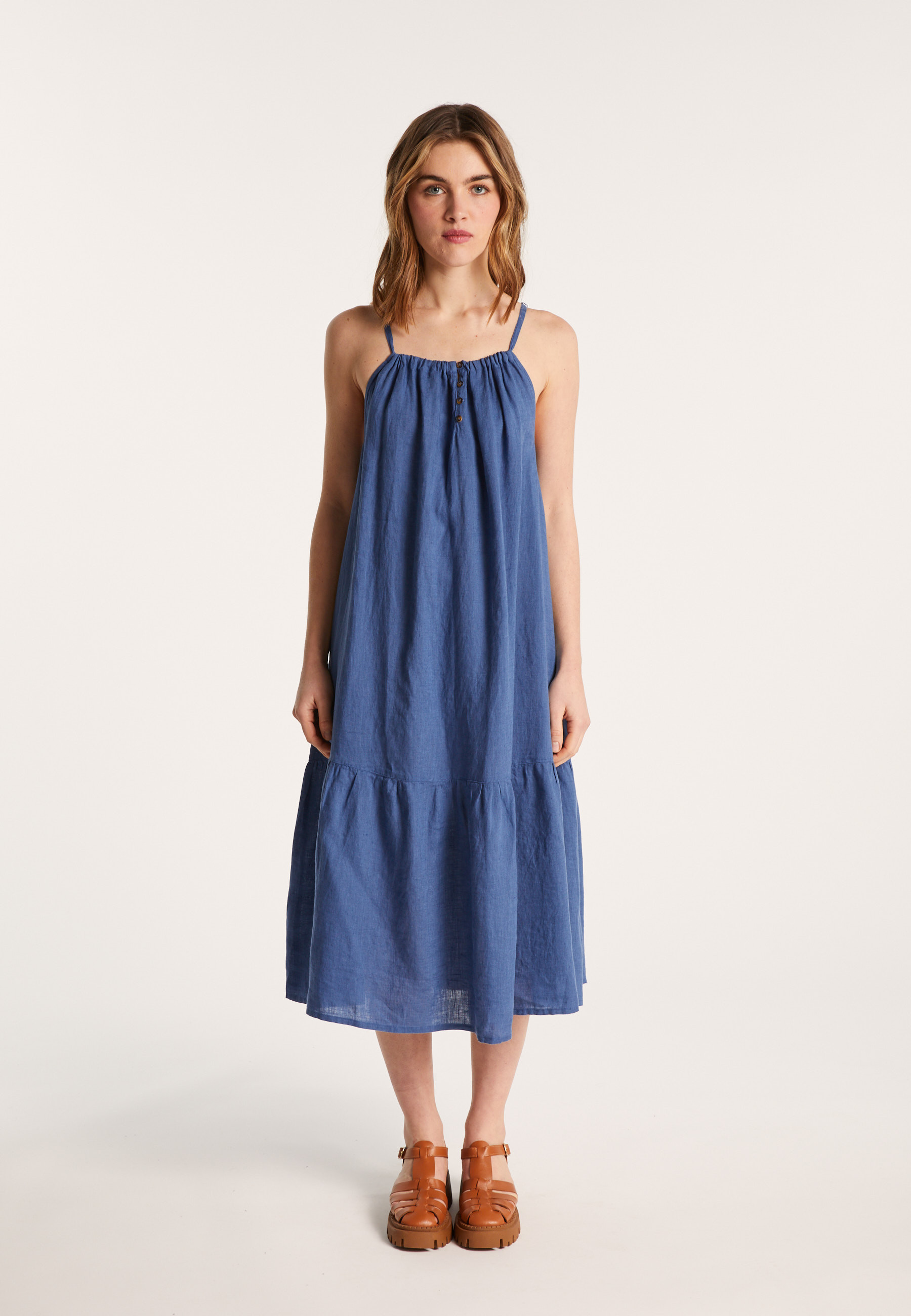 Robe en lin sans manches - Deborah