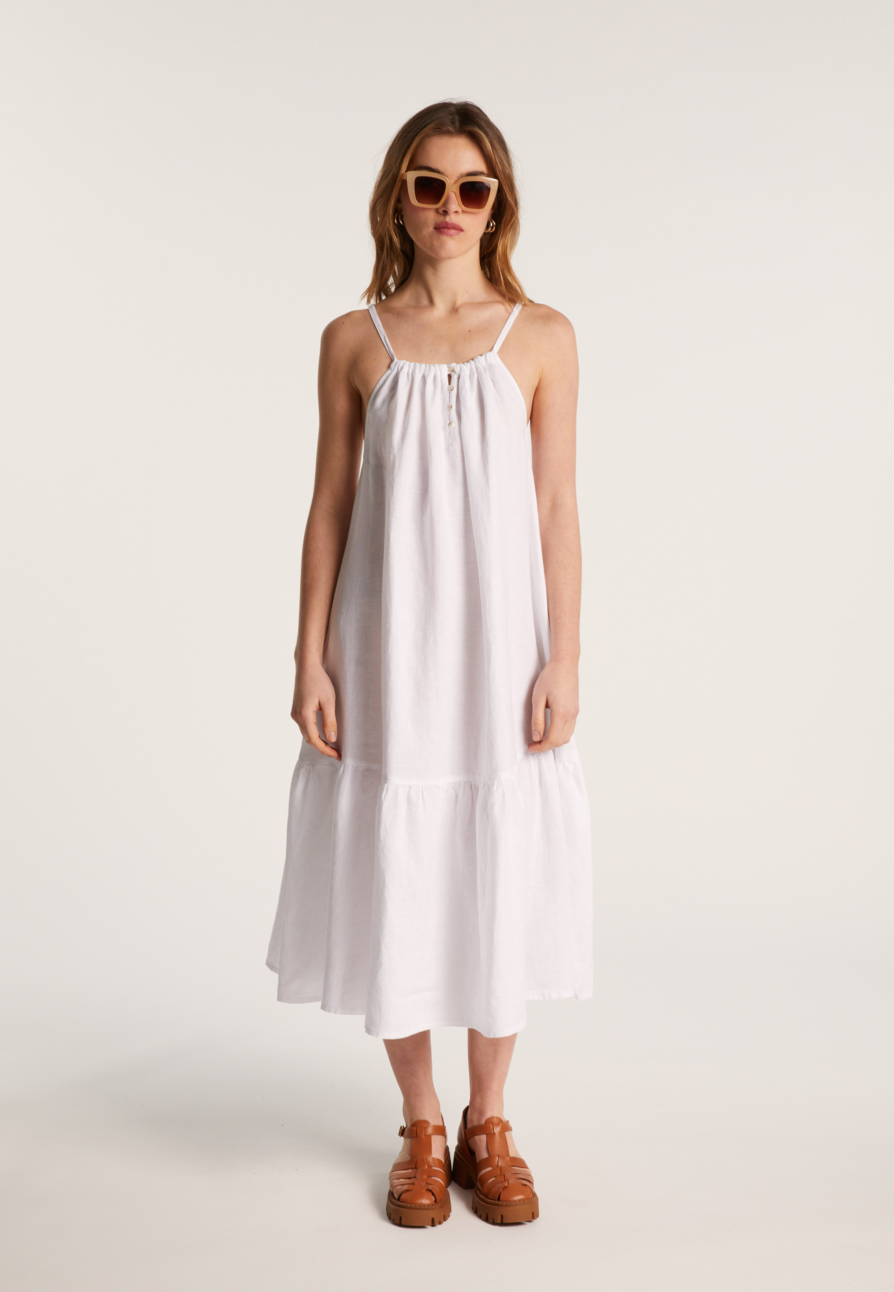 Robe en lin sans manches - Deborah