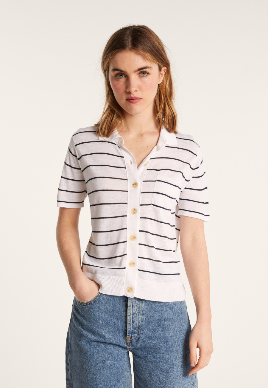 Chemisier en lin flammé - Leonie