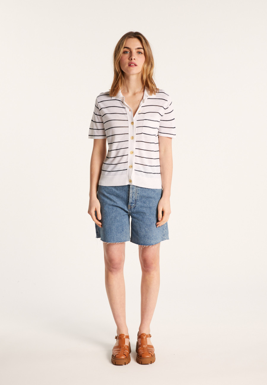 Chemisier en lin flammé - Leonie