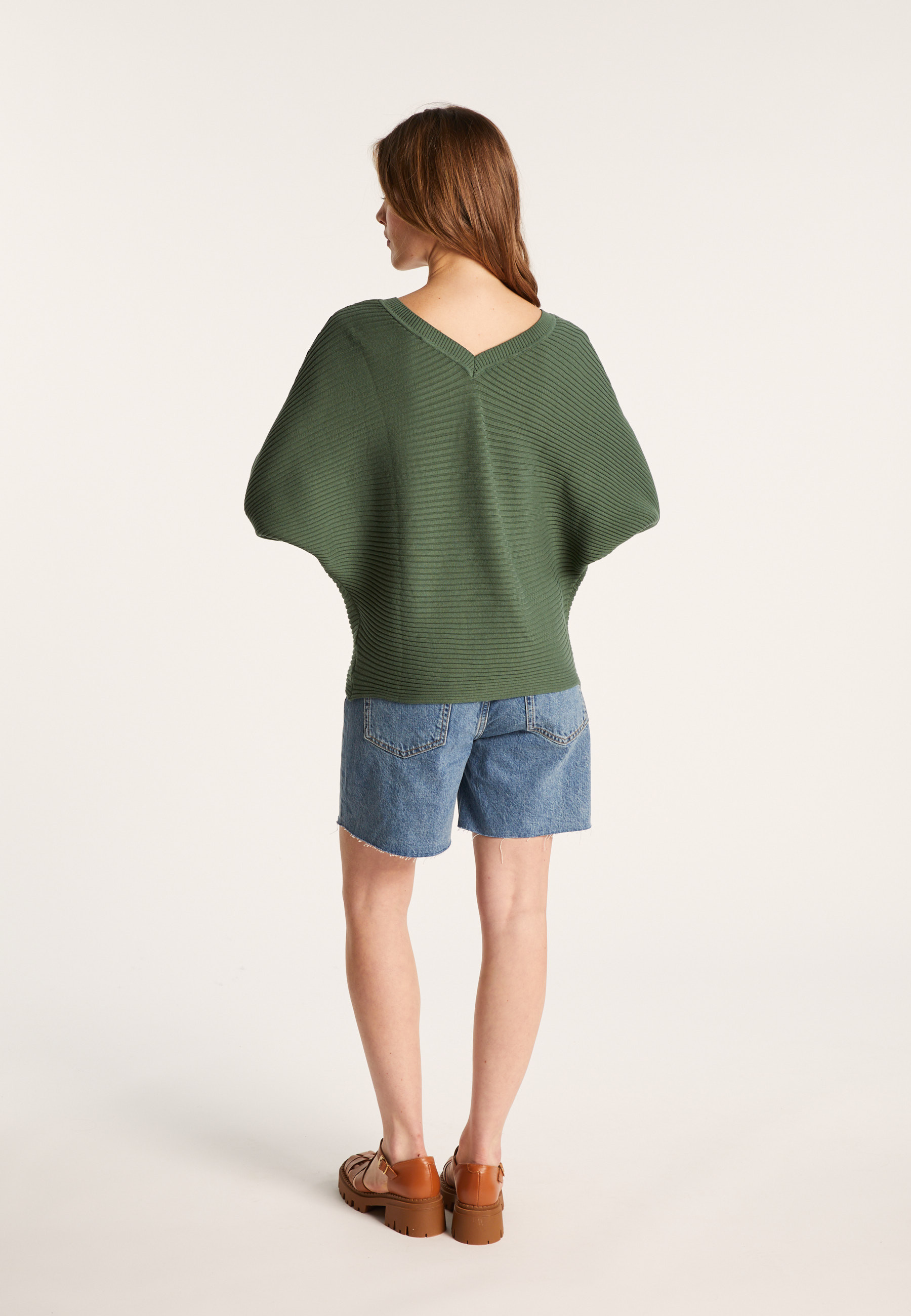 Pull en coton manches chauve-souris - Lison