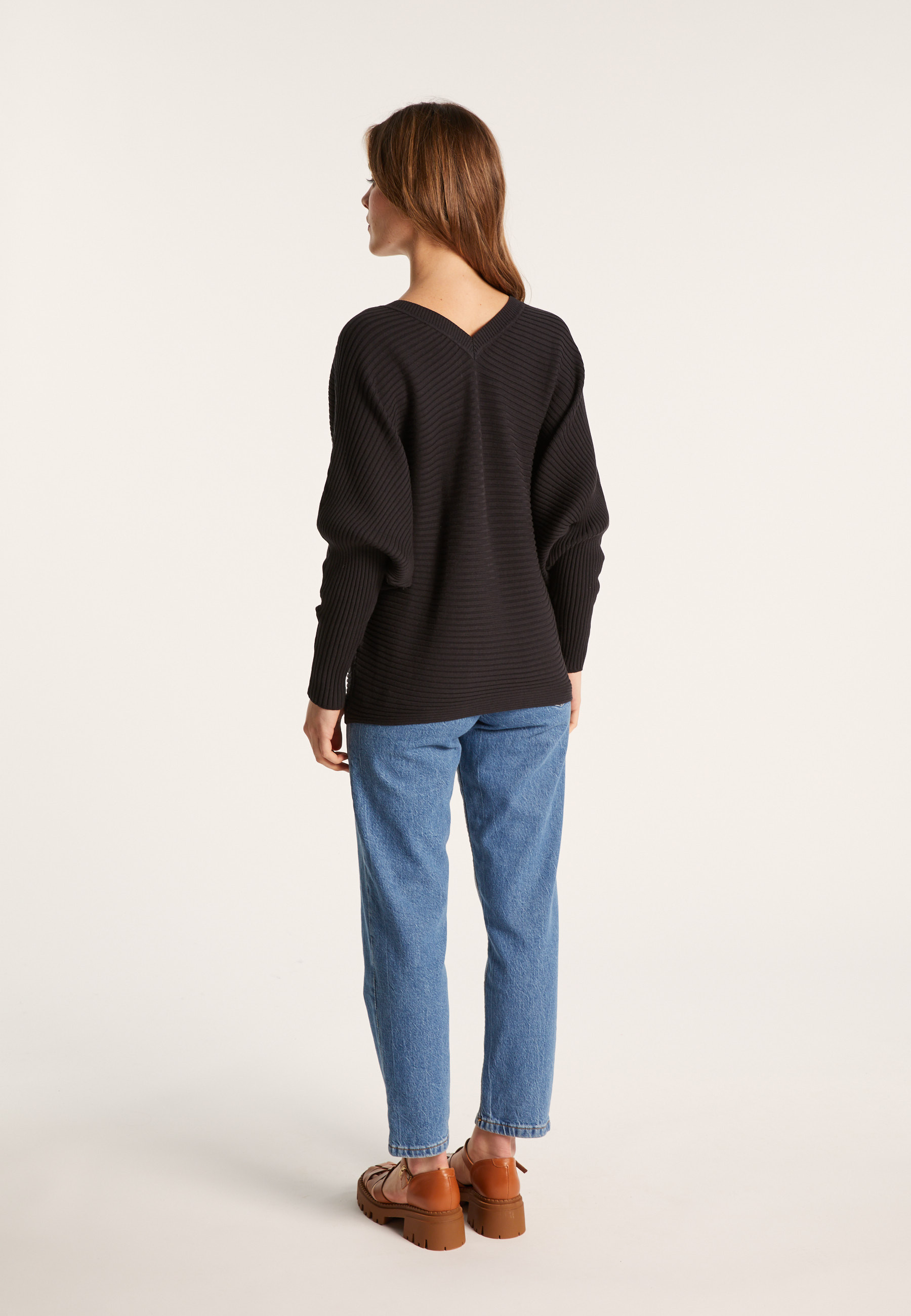 Pull en coton manches chauve-souris - Lison