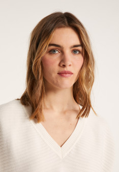 Pull en coton manches chauve-souris - Lison