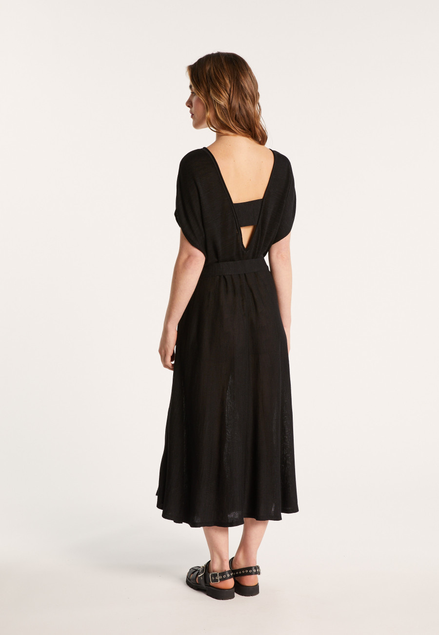 Vestido fluido de linho - Layla