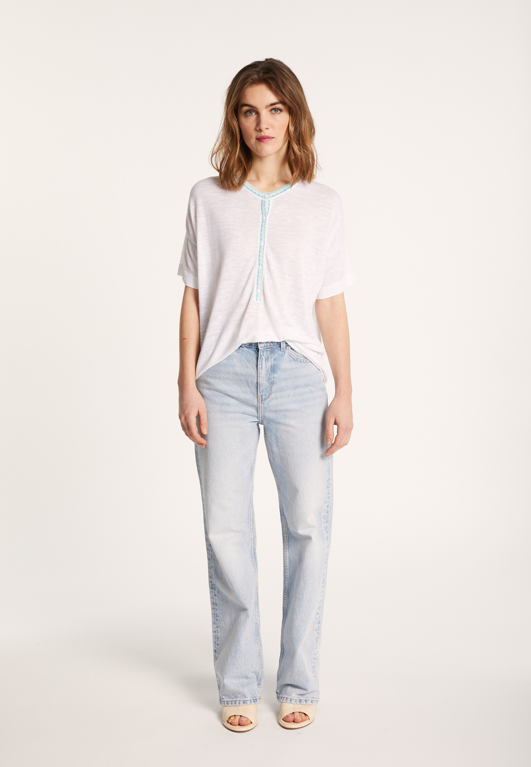 T-shirt en coton et lin - Laura