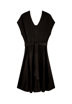 Robe fluide en lin flammé - Layla