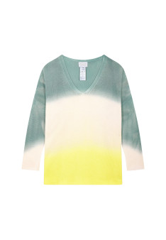 T-shirt dip dye manches longues - Nahla Bis