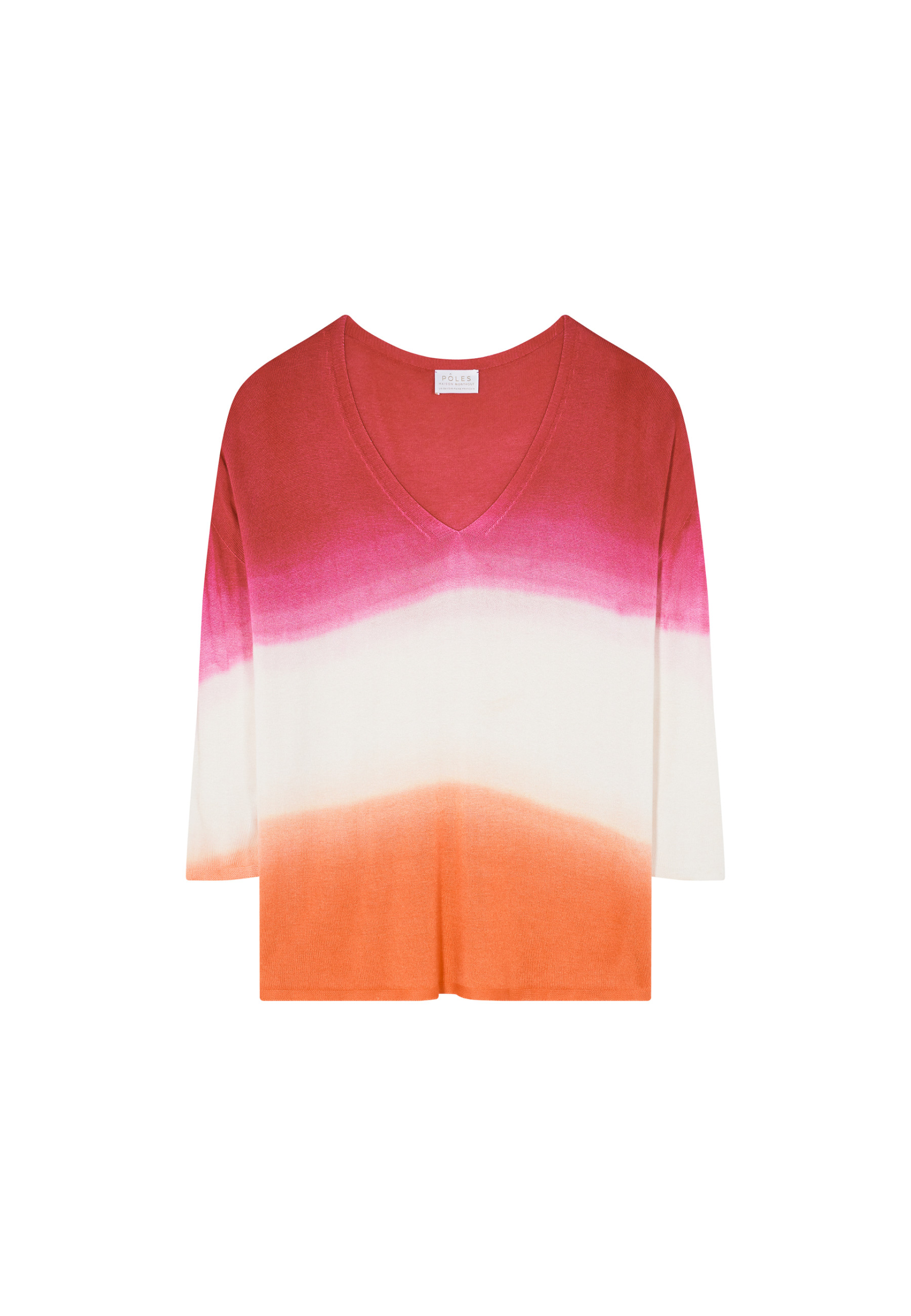 T-shirt dip dye manches longues - Nahla Bis