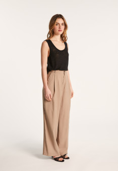 Débardeur en lin flammé - Maitena