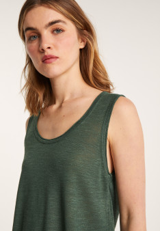 Débardeur en lin flammé - Maitena