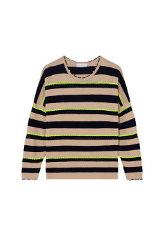 Pull rayé en coton - Luna