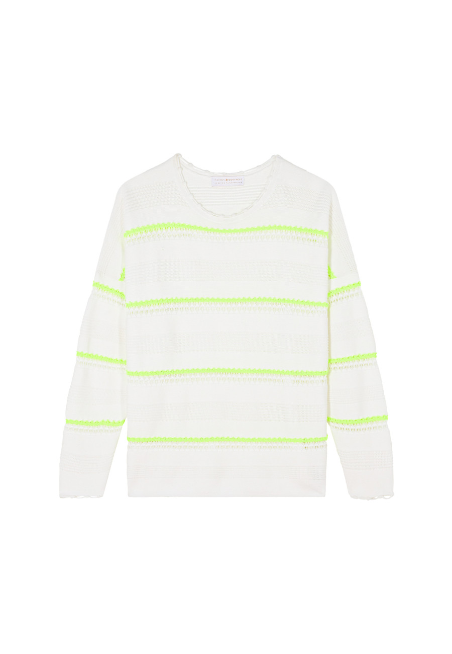 Cotton striped sweater - Luna