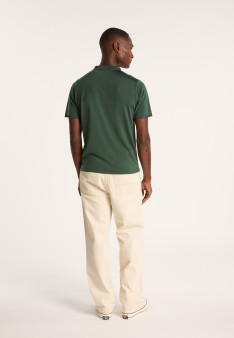 4 vertical stripes polo shirt in Fil Lumière - Ilann