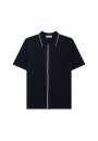 Short-sleeved shirt in Fil Lumière - Roman