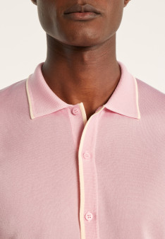 Short-sleeved shirt in Fil Lumière - Roman