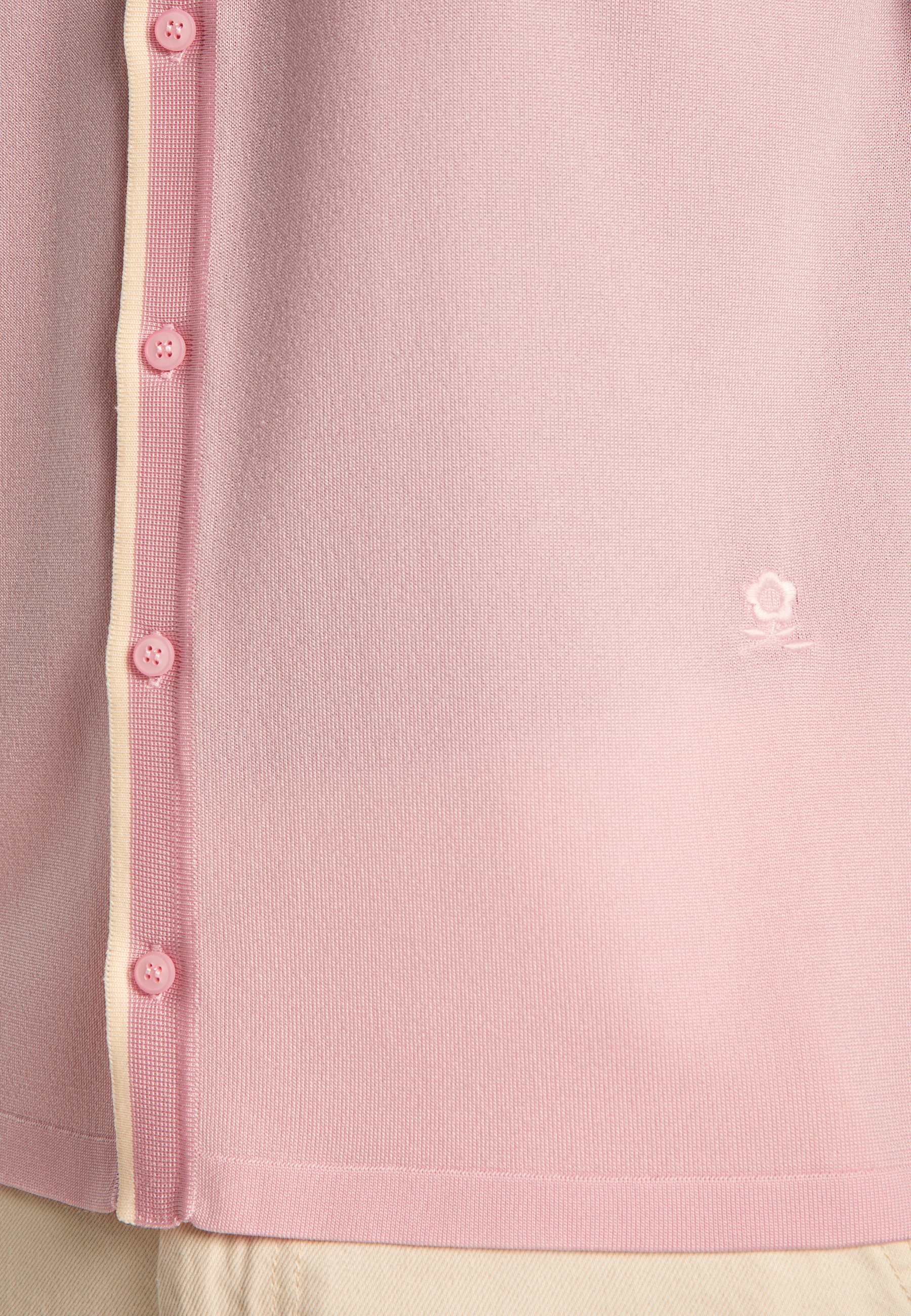 Short-sleeved shirt in Fil Lumière - Roman