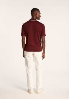 Short-sleeved shirt in Fil Lumière - Roman