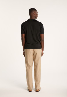 Short-sleeved shirt in Fil Lumière - Roman