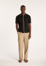 Short-sleeved shirt in Fil Lumière - Roman