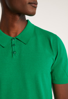Polo uni en coton sec - Bank