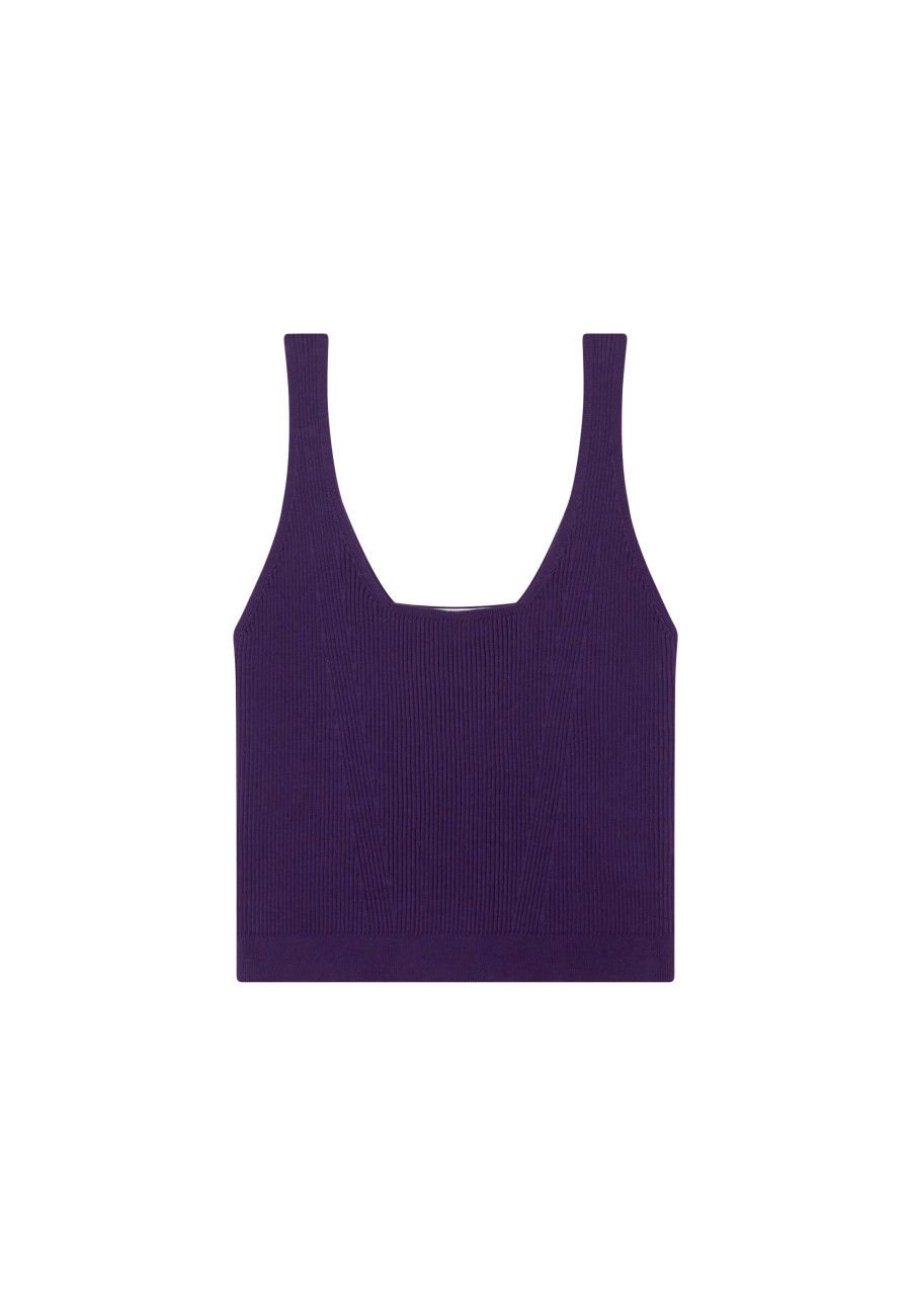 Technical Cotton Tank Top - Léonore