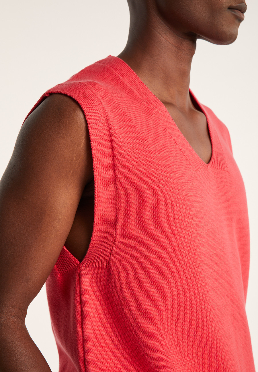 Sleeveless Organic Cotton Sweater - Isodor