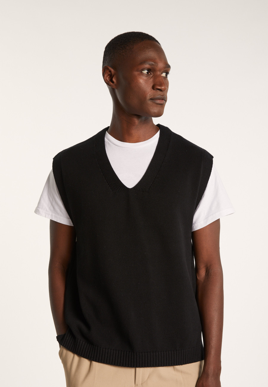 Sleeveless Organic Cotton Sweater - Isodor