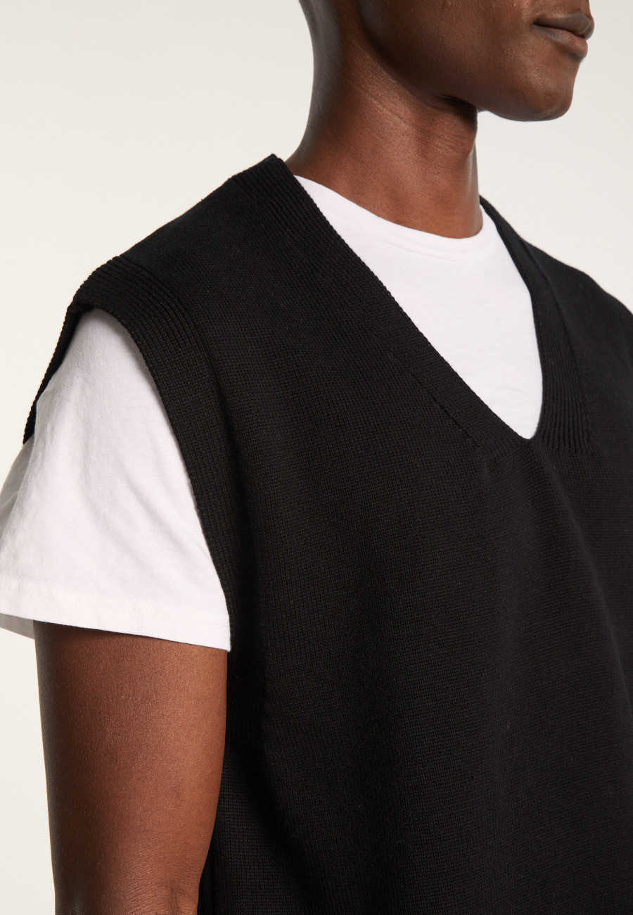 Pull unisexe sans manches en coton bio - Isodor