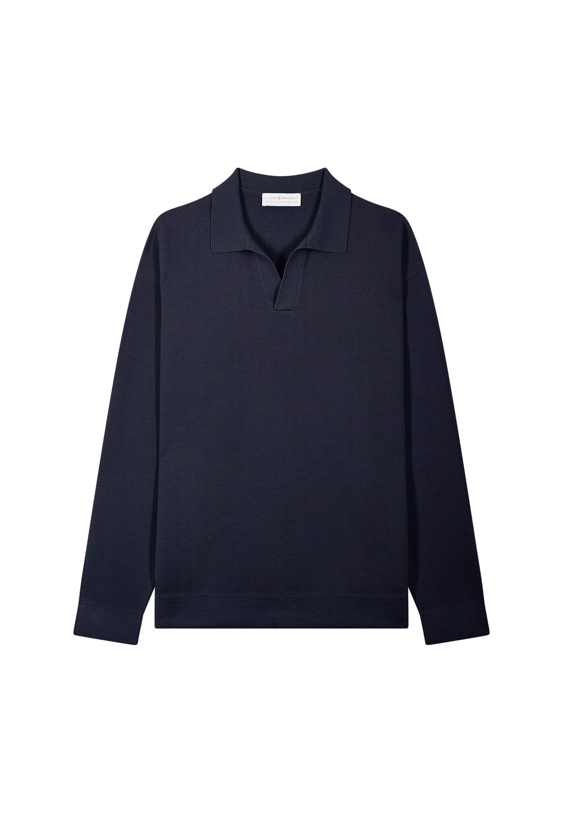 Polo manches longues en coton - Ido