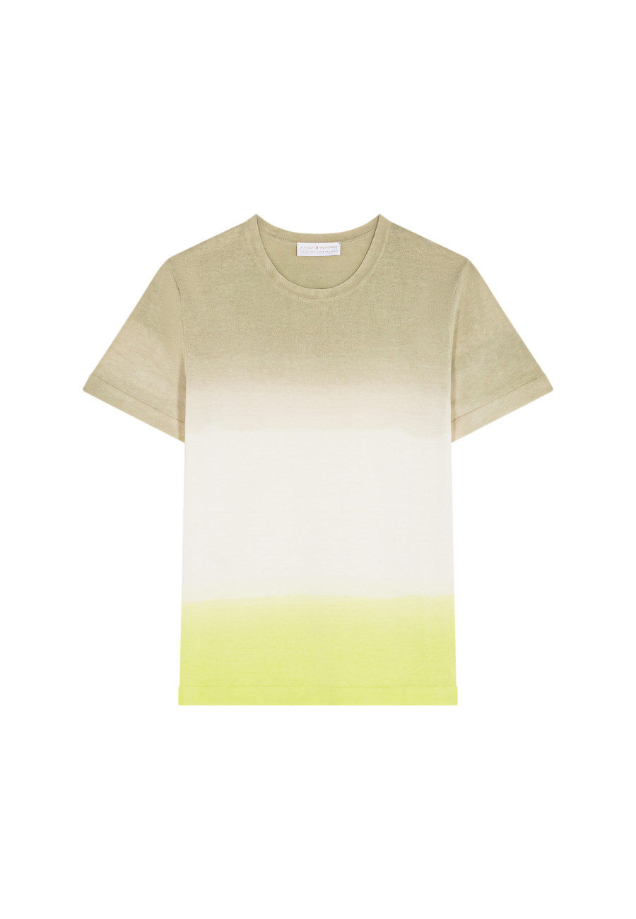 Dip dye round neck t-shirt - Ivanoe