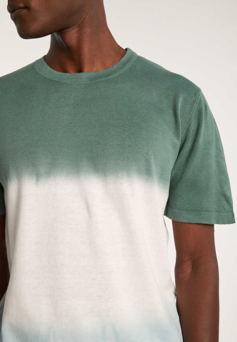 T-shirt col rond dip dye - Ivanoe