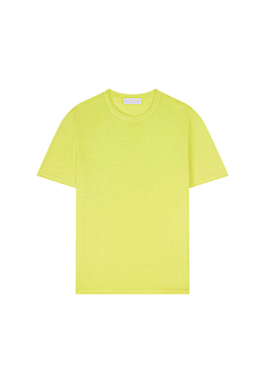 T-shirt col rond en lin flammé - Renaud