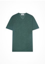 T-shirt col V en lin flammé - Reuben