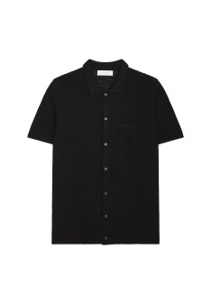 Chemise manches courtes en lin flammé - Icarus