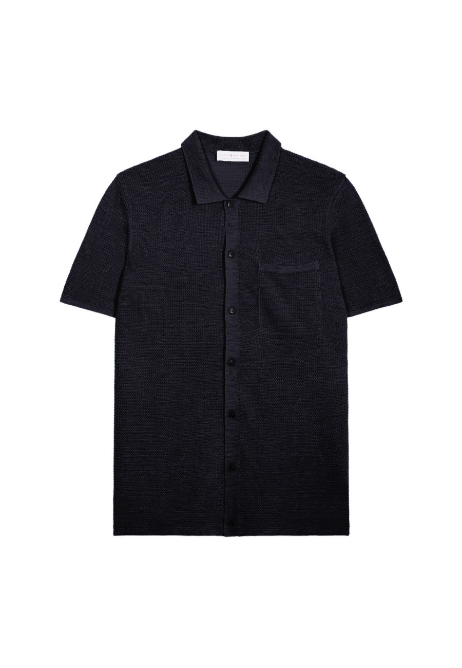 Chemise manches courtes en lin flammé - Icarus