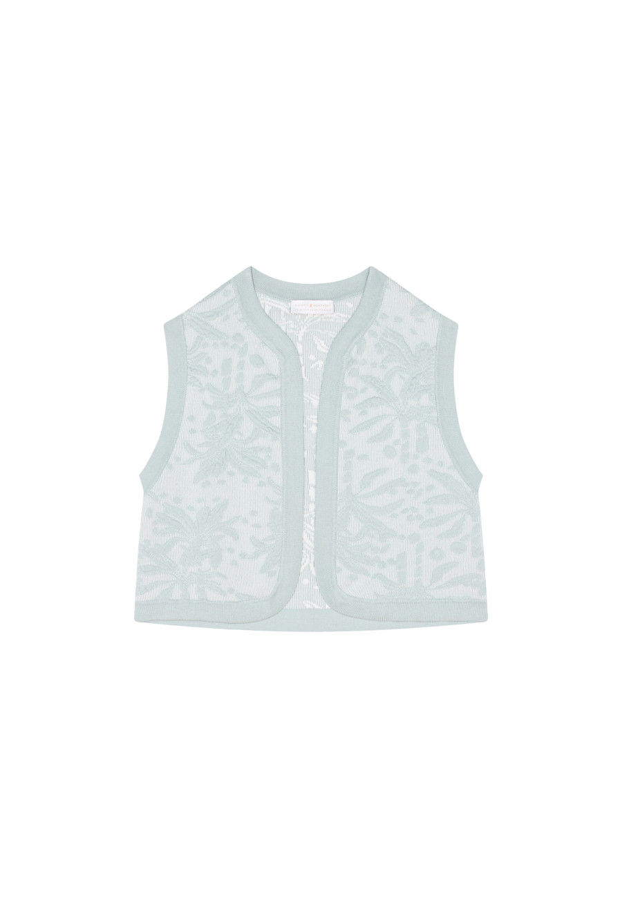 Organic cotton sleeveless jacket - Lorelai