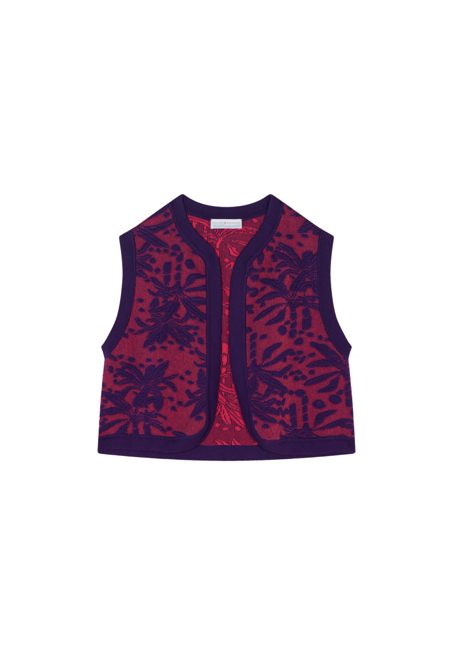 Organic cotton sleeveless jacket - Lorelai